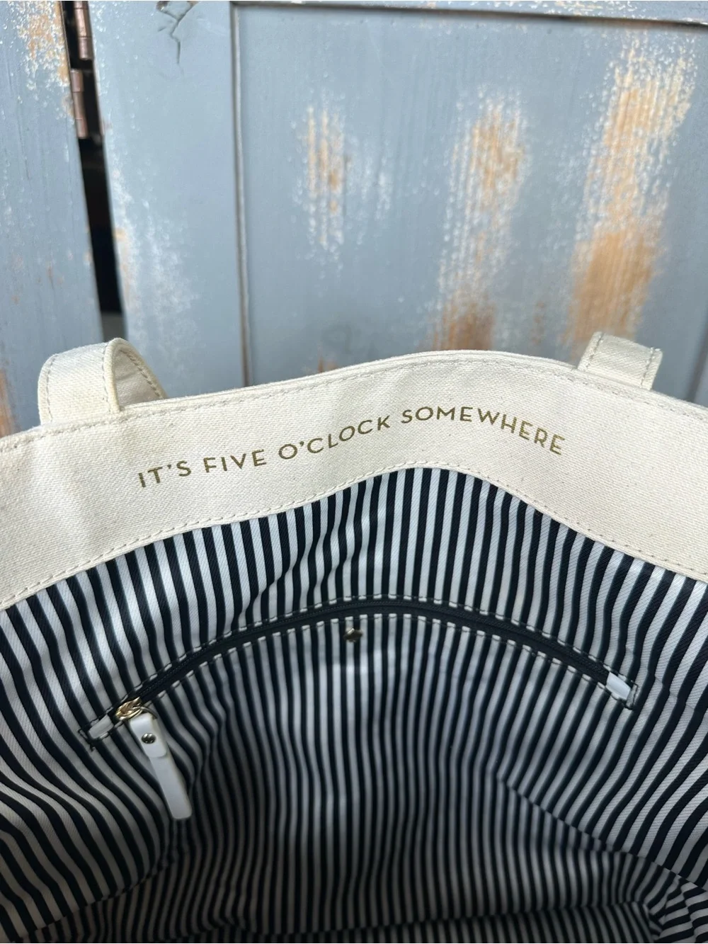 Kate Spade Breath Of Fresh Air Cocktail Trompe L'Oeil Tote